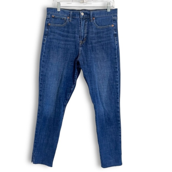 GAP Denim High Waisted Medium Wash True Skinny Jeans Size 31 Waist - Picture 1 of 6